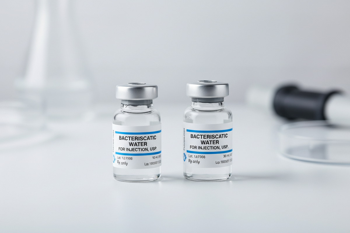 10 mL vs. 30 mL BAC Water: Choosing the Right Vial Size for Your Lab