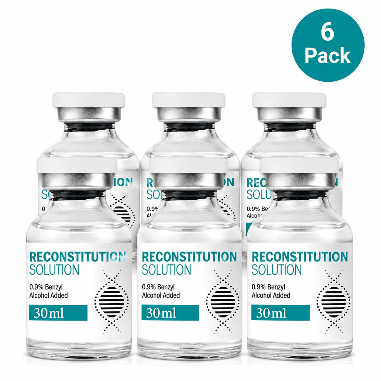 Insulfine BAC Water Reconstitution Solution 30 mL — 6 Pack