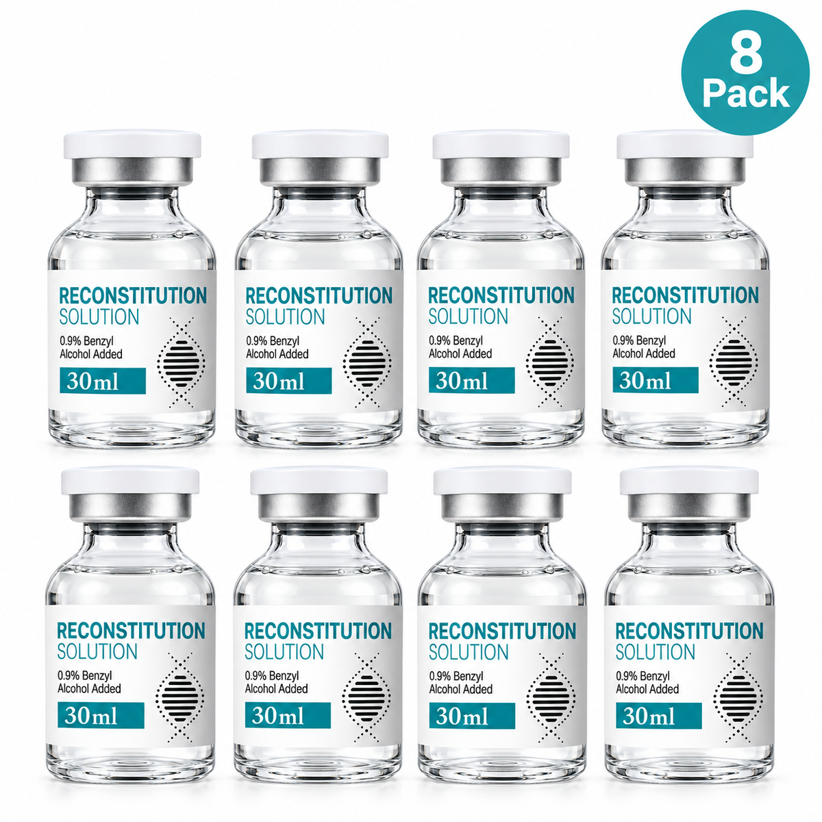 Insulfine BAC Water Reconstitution Solution 30 mL — 8 Pack