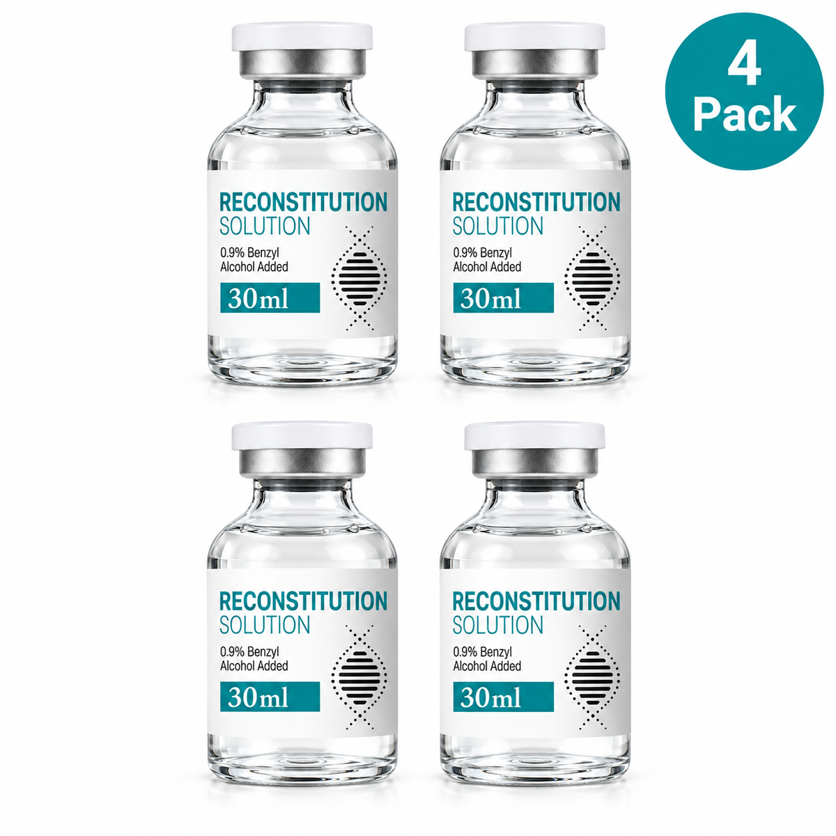 Insulfine BAC Water Reconstitution Solution 30 mL — 4 Pack