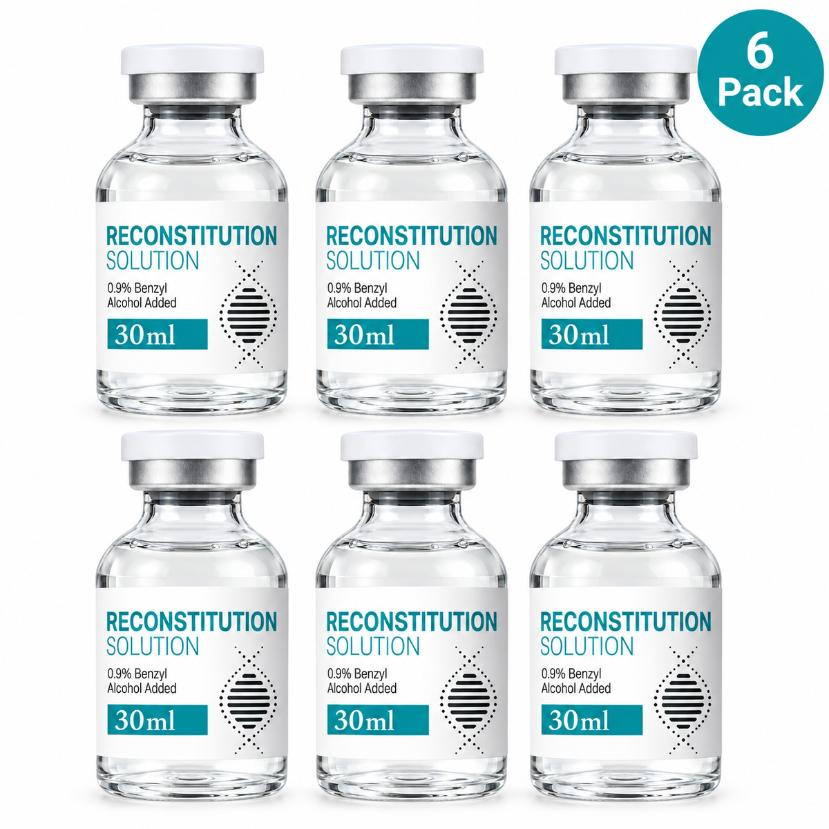 Insulfine BAC Water Reconstitution Solution 30 mL — 6 Pack
